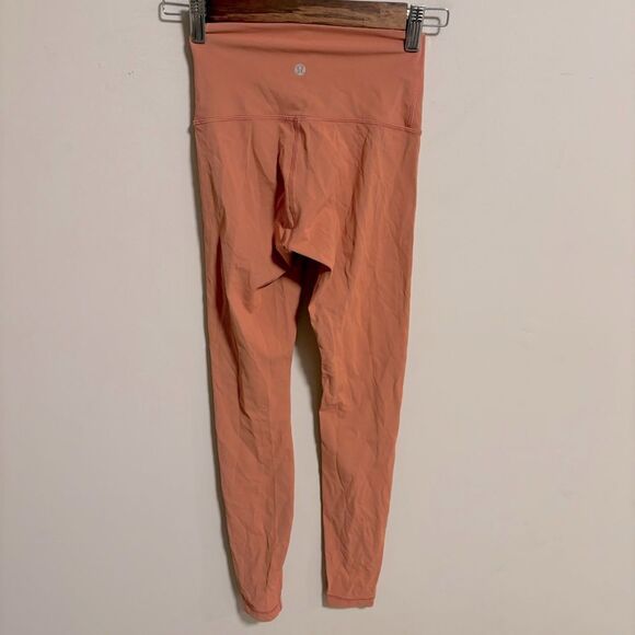 Lululemon Wunder Under High-Rise Tight 28" Full-On Luxtreme Rustic Coral- Size 2 - Picture 1 of 8